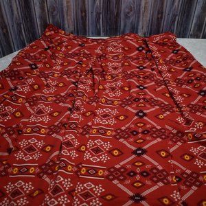 Lularoe Madison Skirt Aztec Print Pockets 3XL
